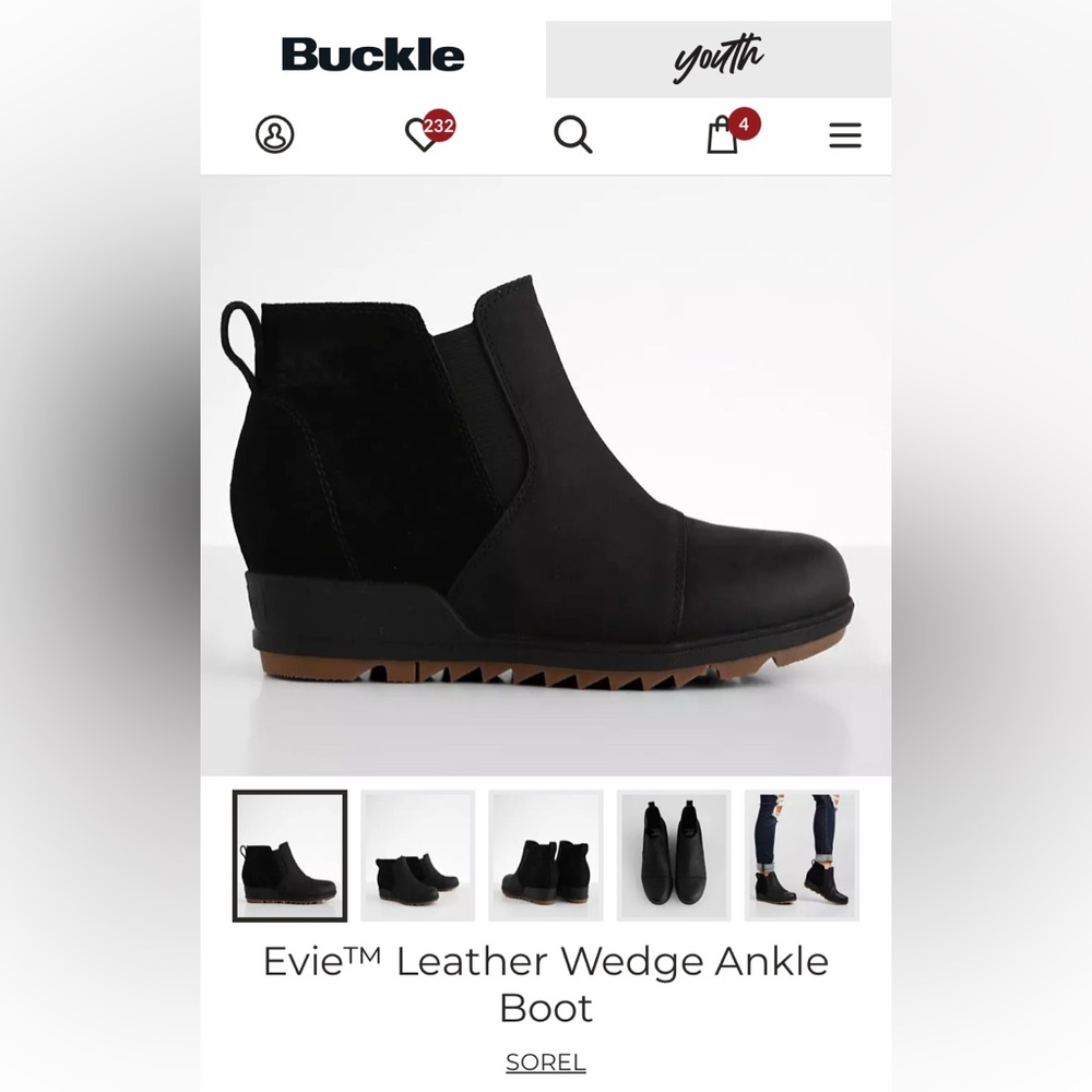 Sorel Evie Bootie Pull-On Ankle Boots Waterproof